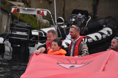 Marin Besant, Erik Flaws, Shane Flaws, and Angus Flaws